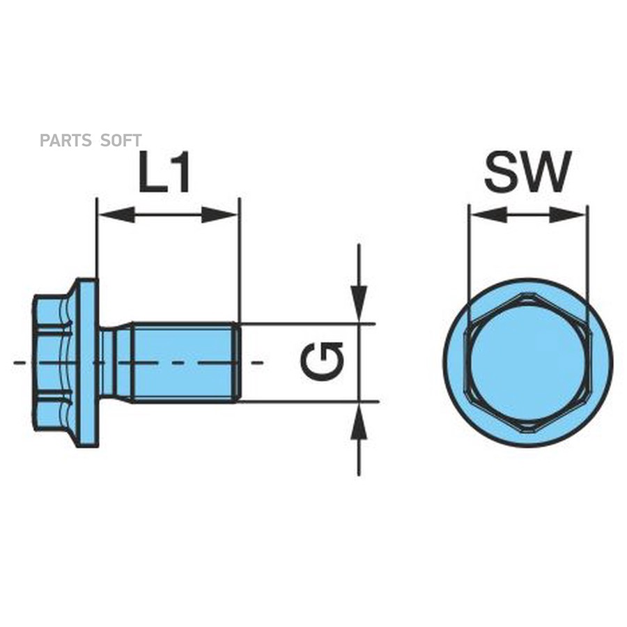 $ Болт установочный Bpw M12X30 10.9DAC SW17/ Oe