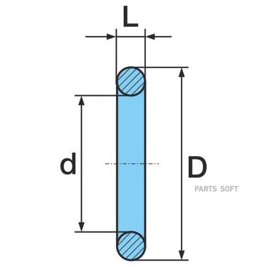 Кольцо BPW / резиновое - цапфы оси . Eco- 8т . ?90-?3 /  Oe