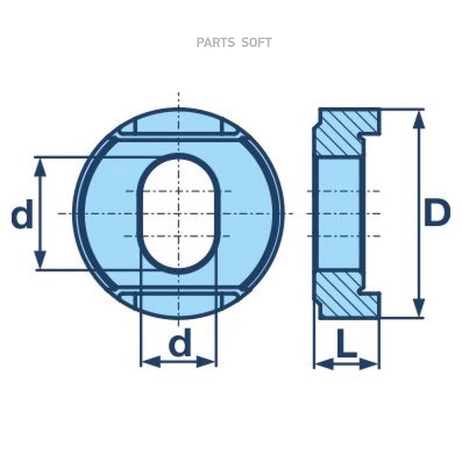 Втулка BPW / вварная в кроншт подвески . ?24-?36-?67-21h . овал /  0311303100